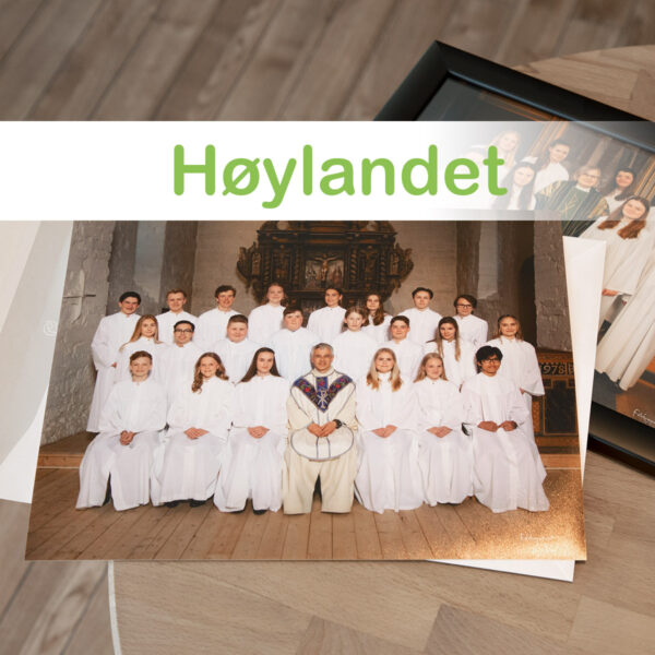 Bestill gruppebilde av Høylandet-konfirmantene
